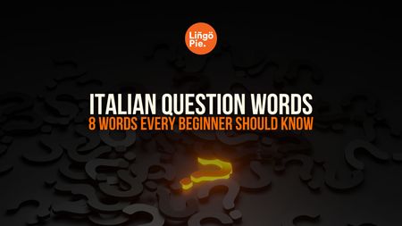 Italian Question Words