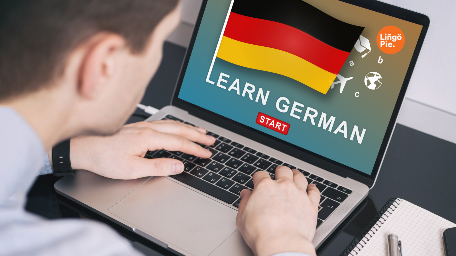 Sell germany. Человек учит немецкий. Немецкие Ноутбуки. German language. Learn German language course.