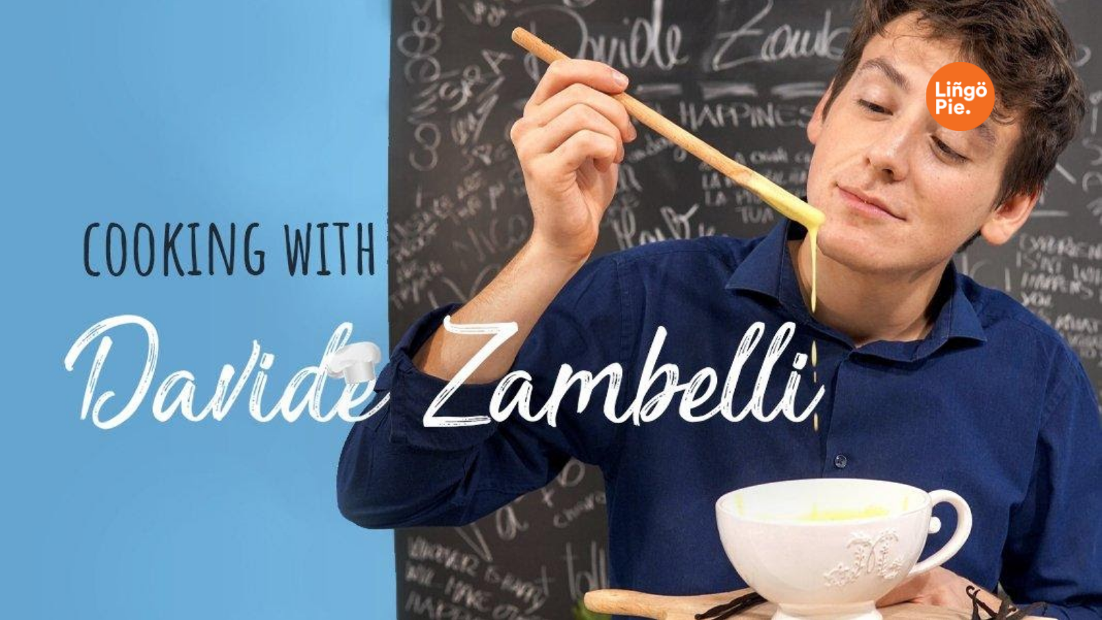 Cooking with Davide Zambelli on Lingopie.