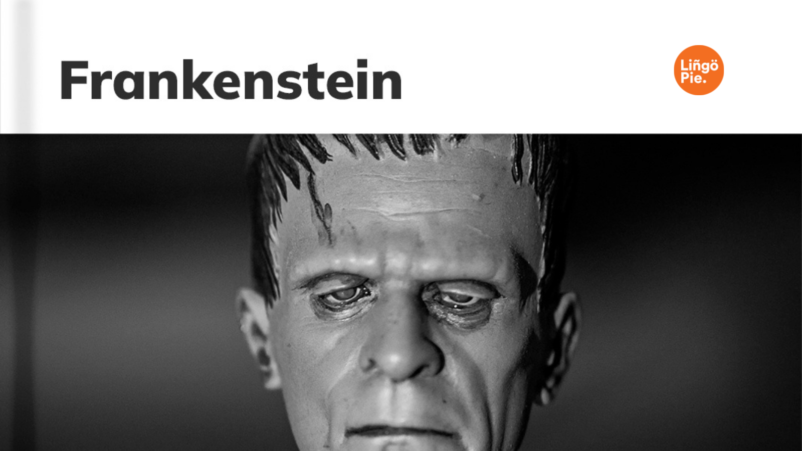 Frankenstein on Lingopie.