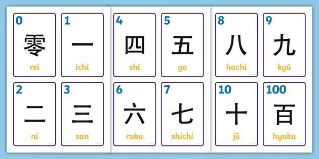 How to Count in Japanese From 1-100