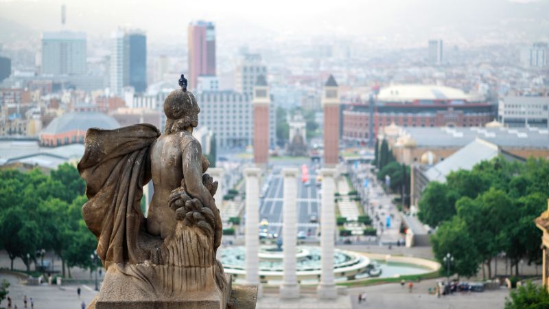 The Palau Nacional statue in Barcelona-Sexiest Accents Around The World-Lingopie