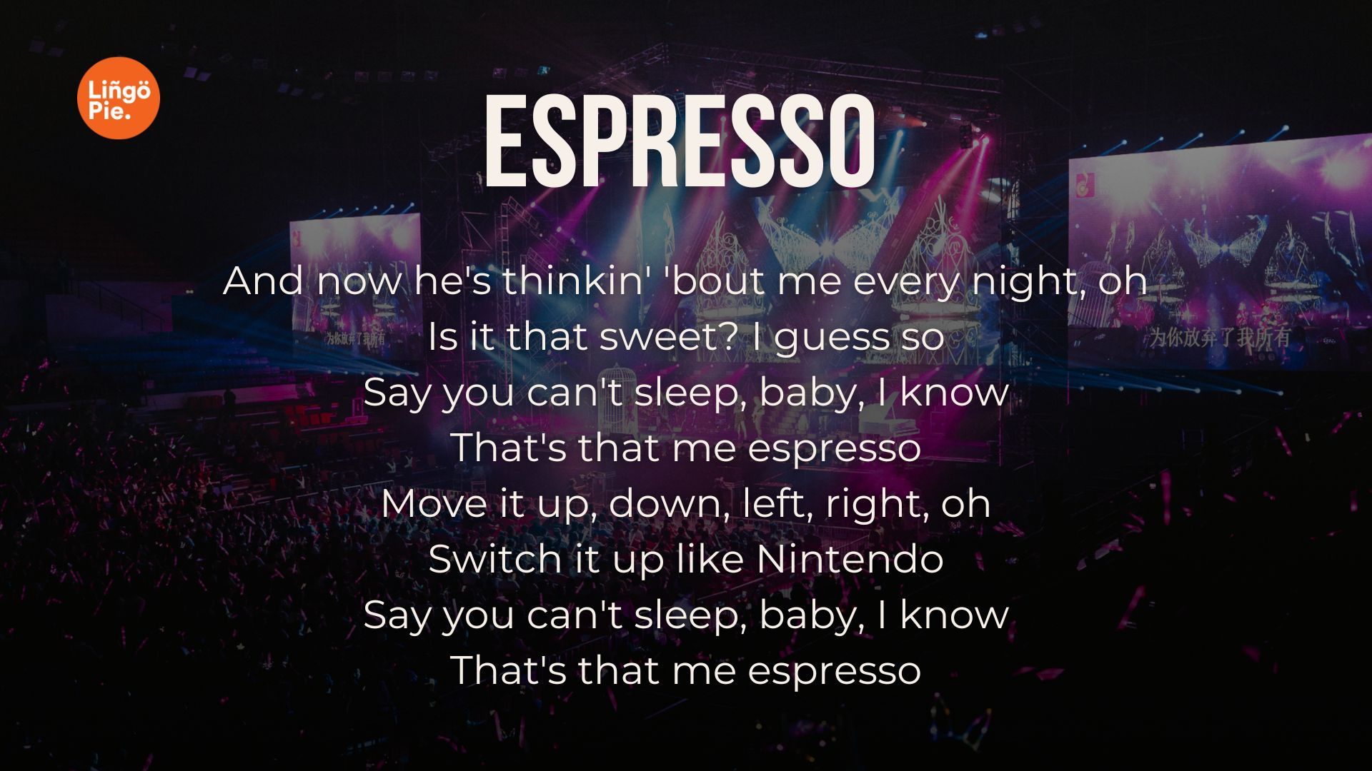 Espresso by Sabrina Carpenter for language learning