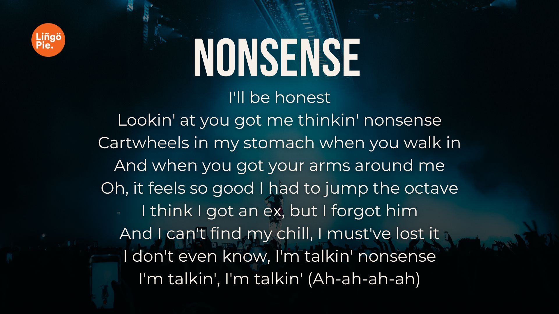 Nonsense by Sabrina Carpenter for language learning