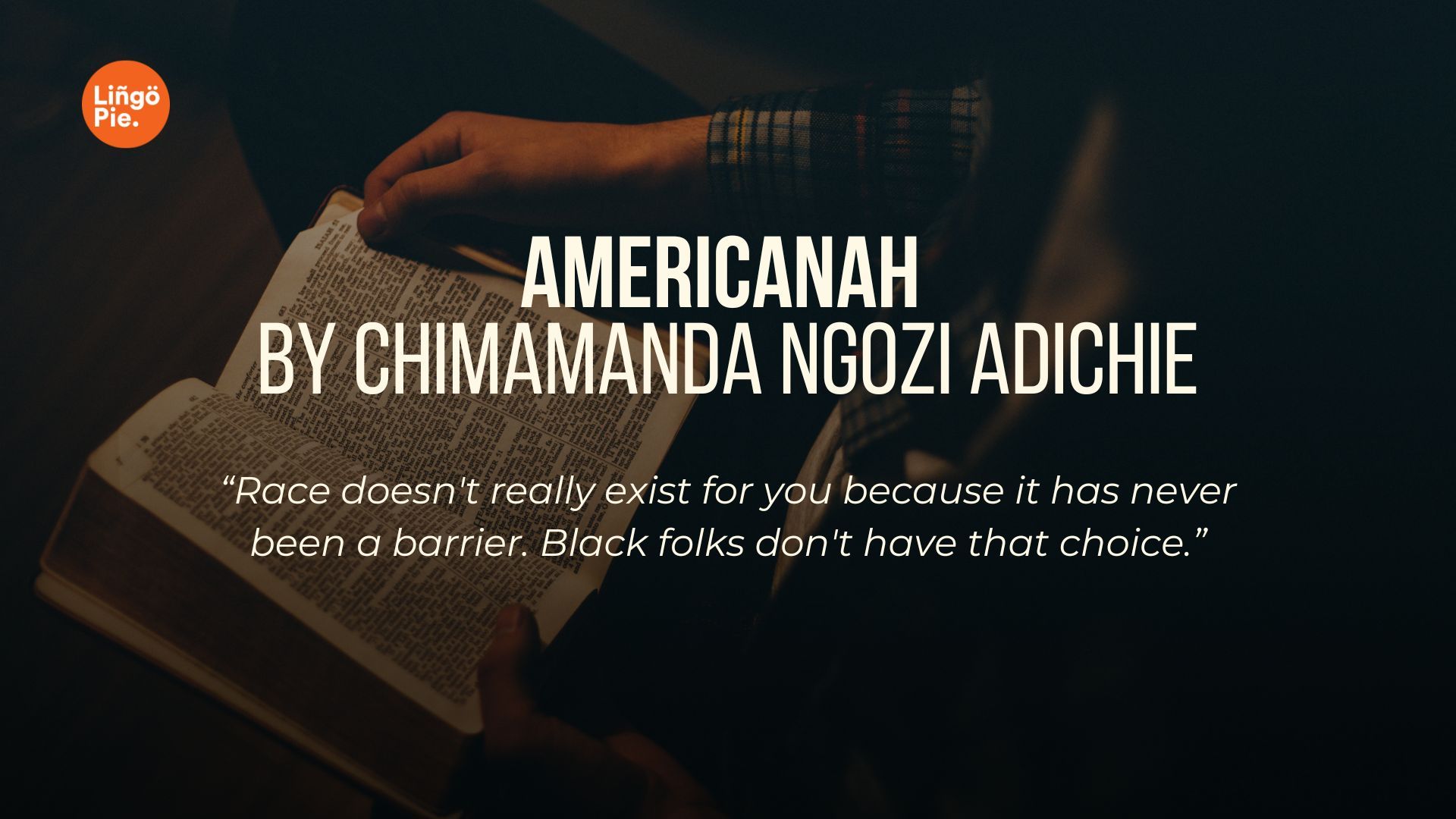 Americanah by Chimamanda Ngozi Adichie - Lingopie