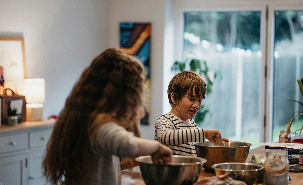 Kids cooking