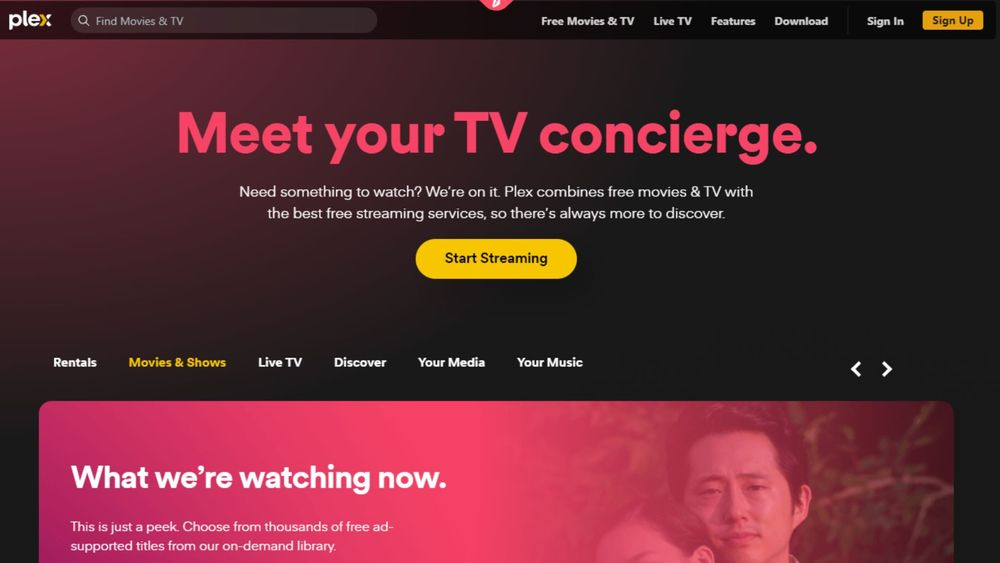 Best Sites To Watch TV Shows For Free - Plex