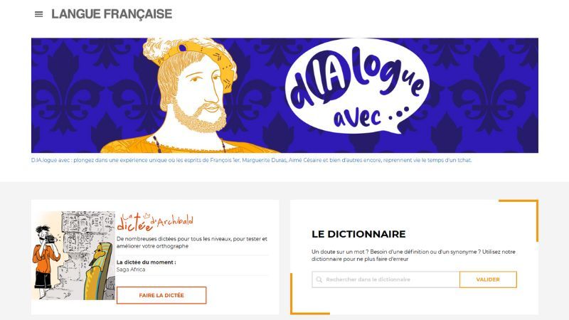 TV5Monde Langue Française - French Learning Websites - Lingopie