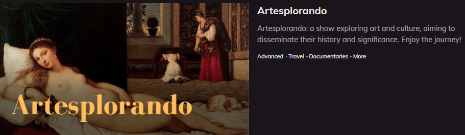 Artesplorando - Italian Documentary on Lingopie