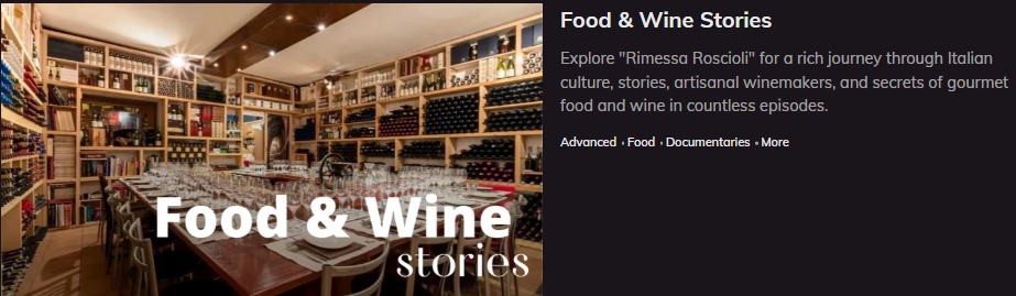 Food & Wine Stories - Italian Documentary on Lingopie