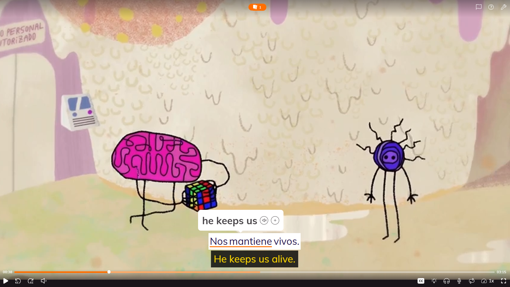 Lingopie's Interactive Subtitles