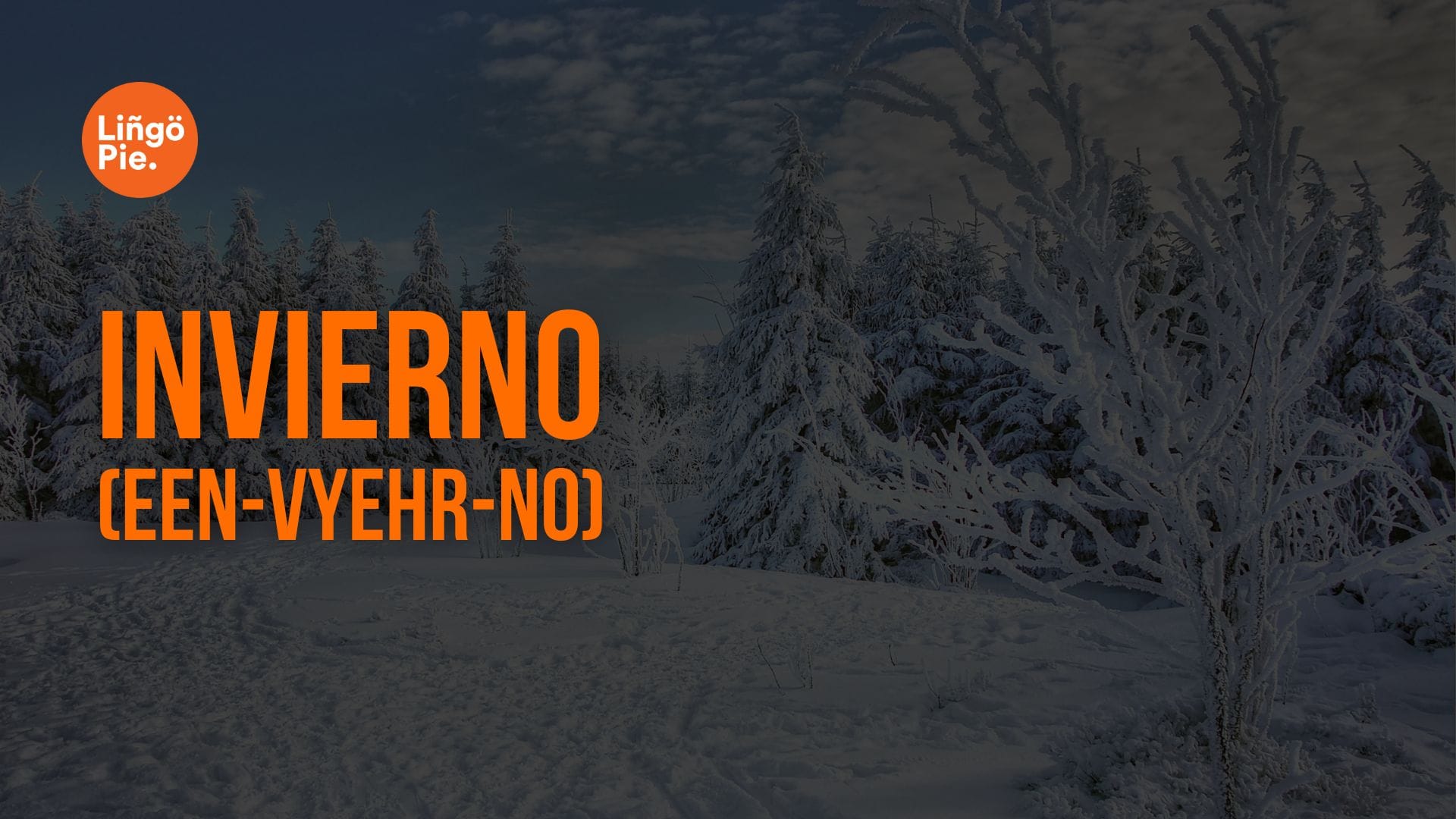 4 Seasons In Spanish - winter