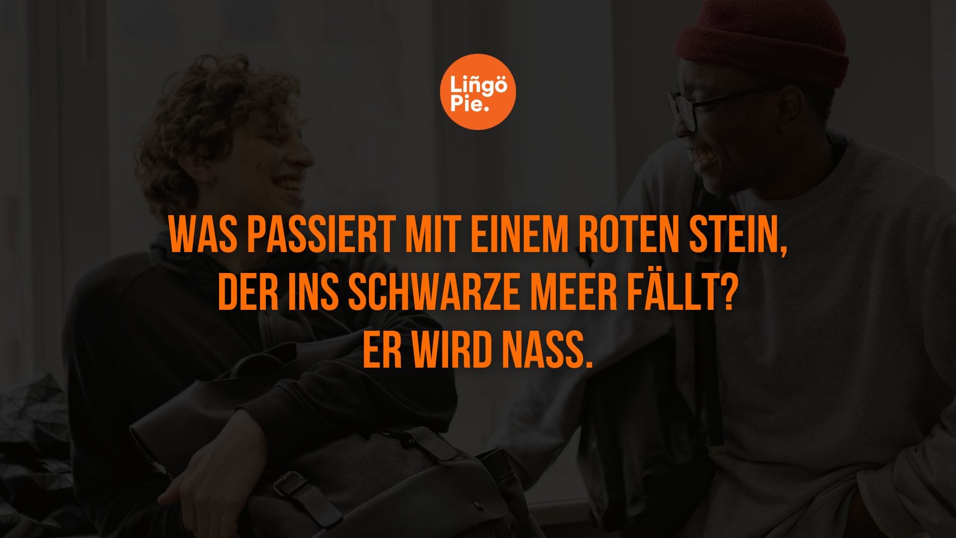 Funny German Jokes - Was passiert mit einem roten Stein, der ins Schwarze Meer fällt? Er wird nass.
