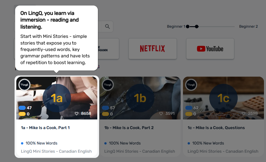 most languages available on lingq language courses