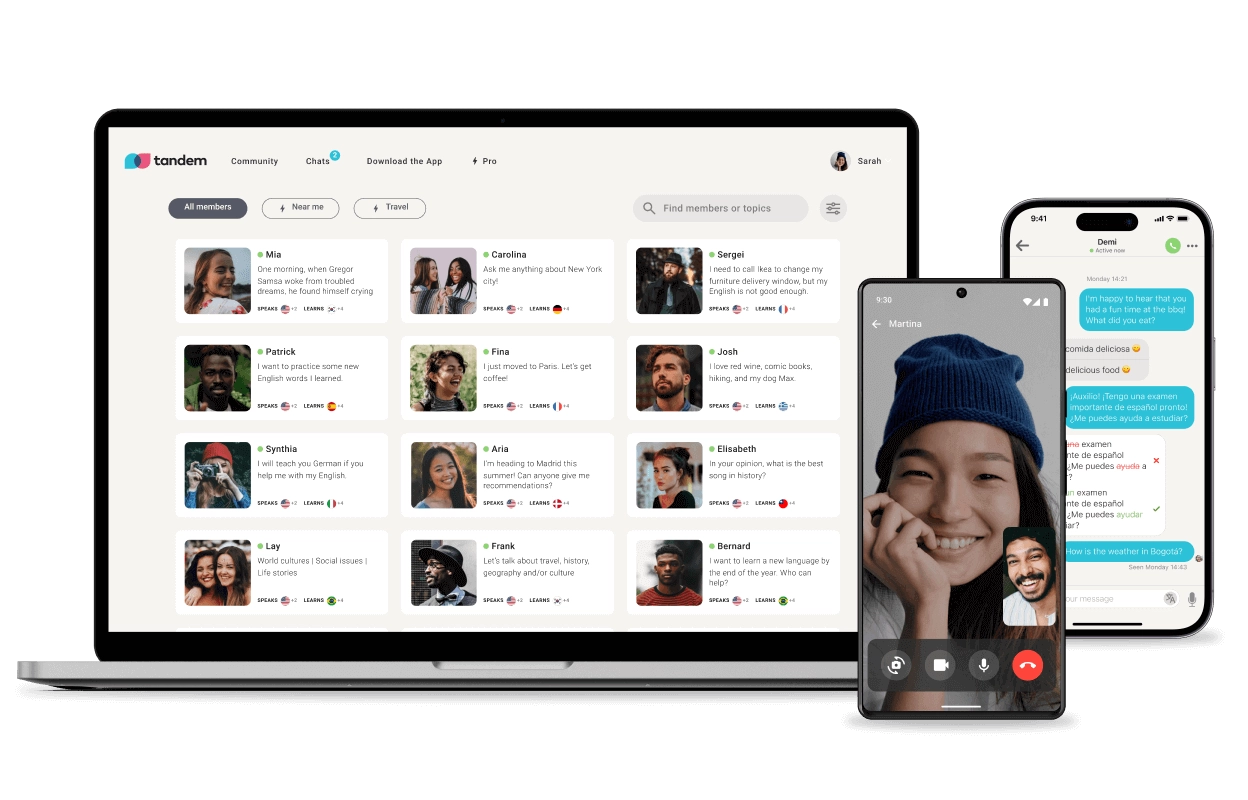 tandem app and tandem web