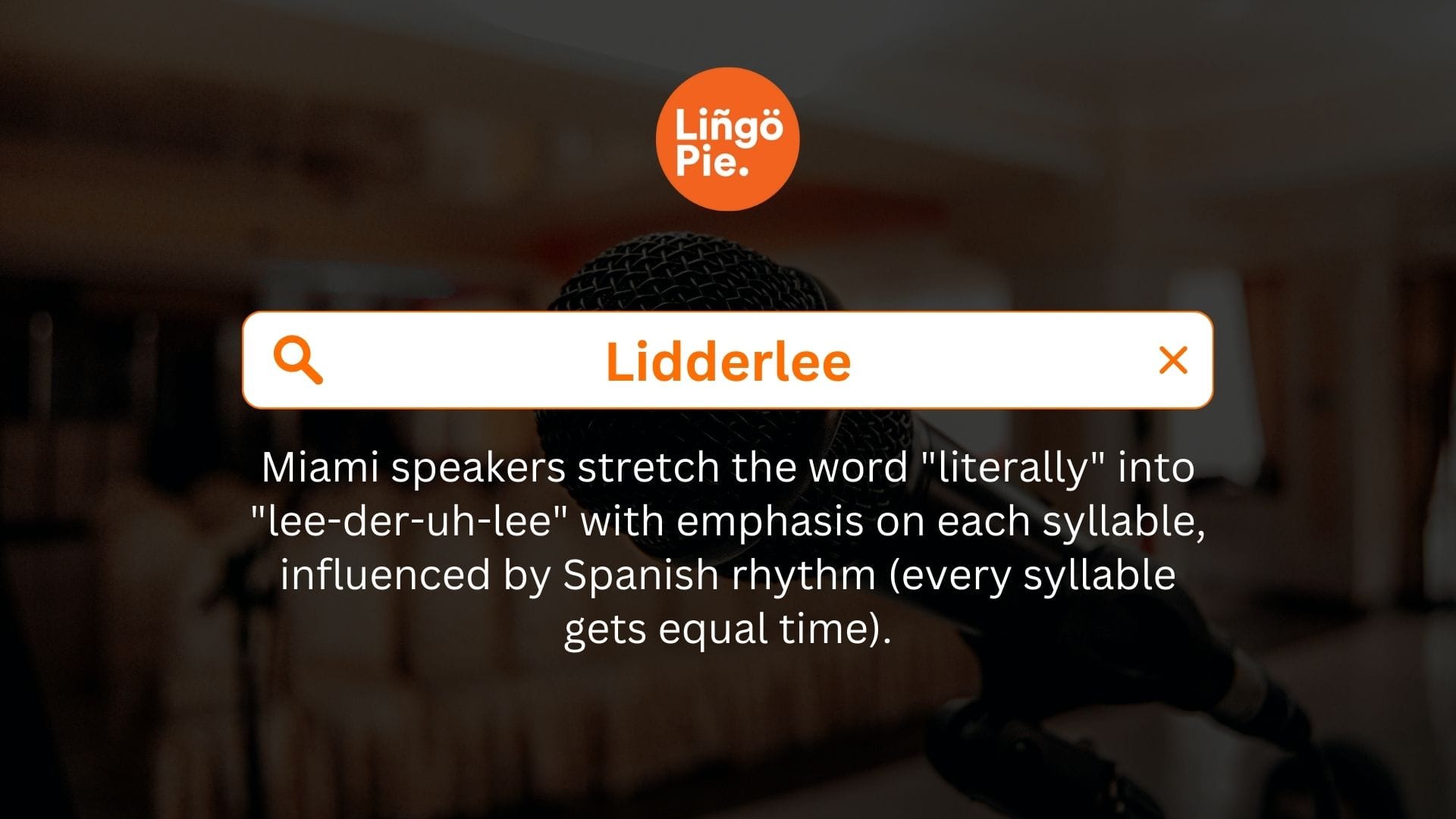 Lidderlee - Miami Slang 