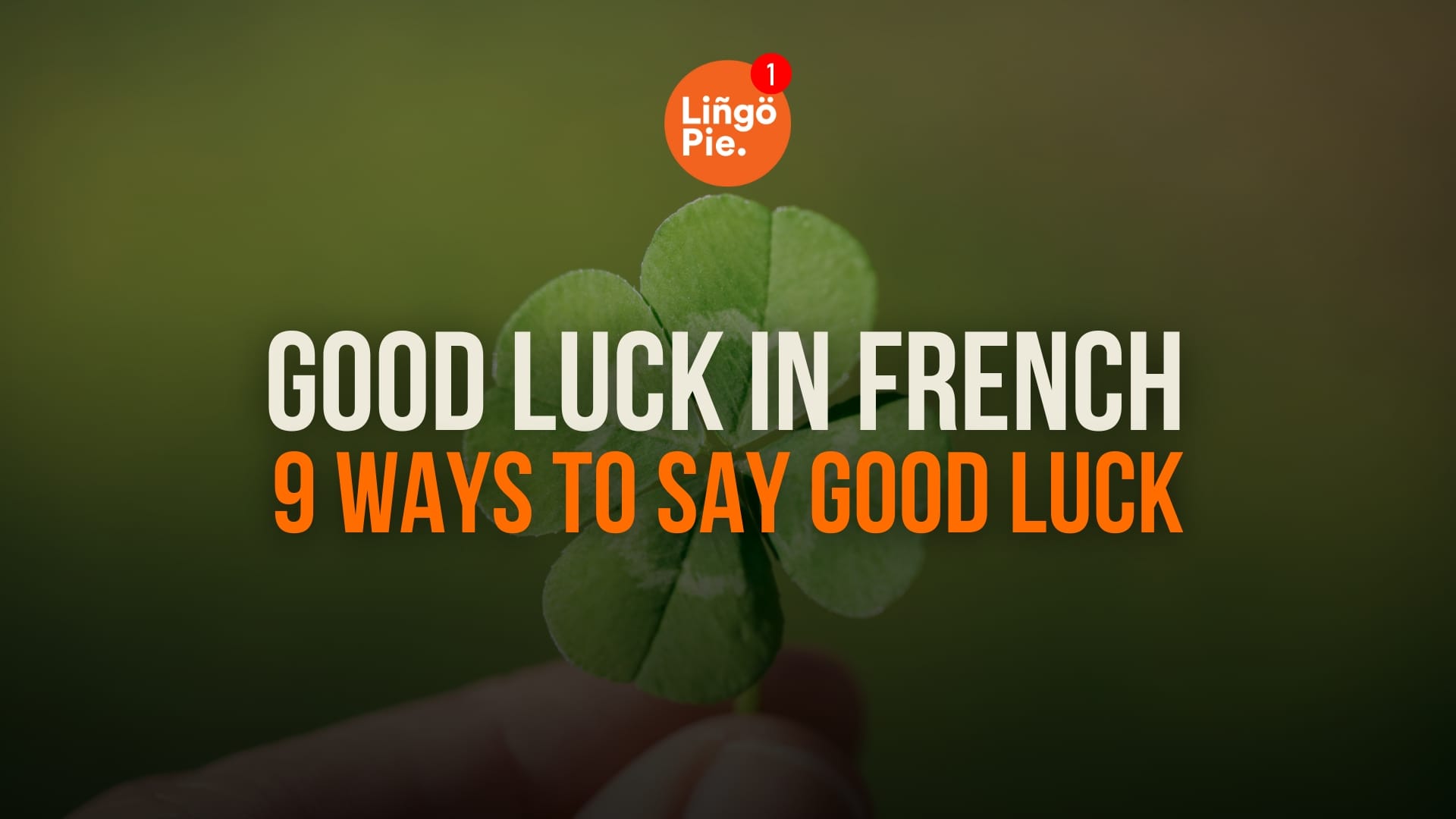 Good Luck In French: 9 Ways To Say Good Luck