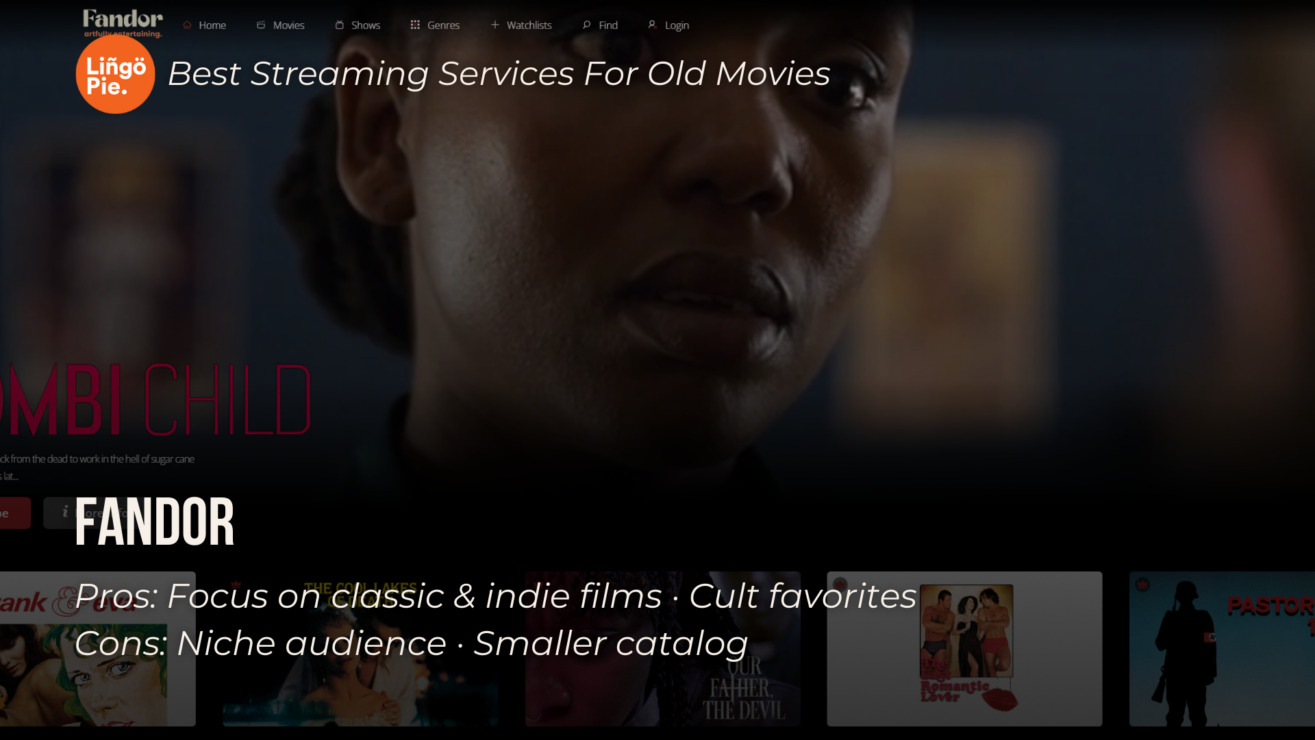 Best Streaming Services For Old Movies - Fandor