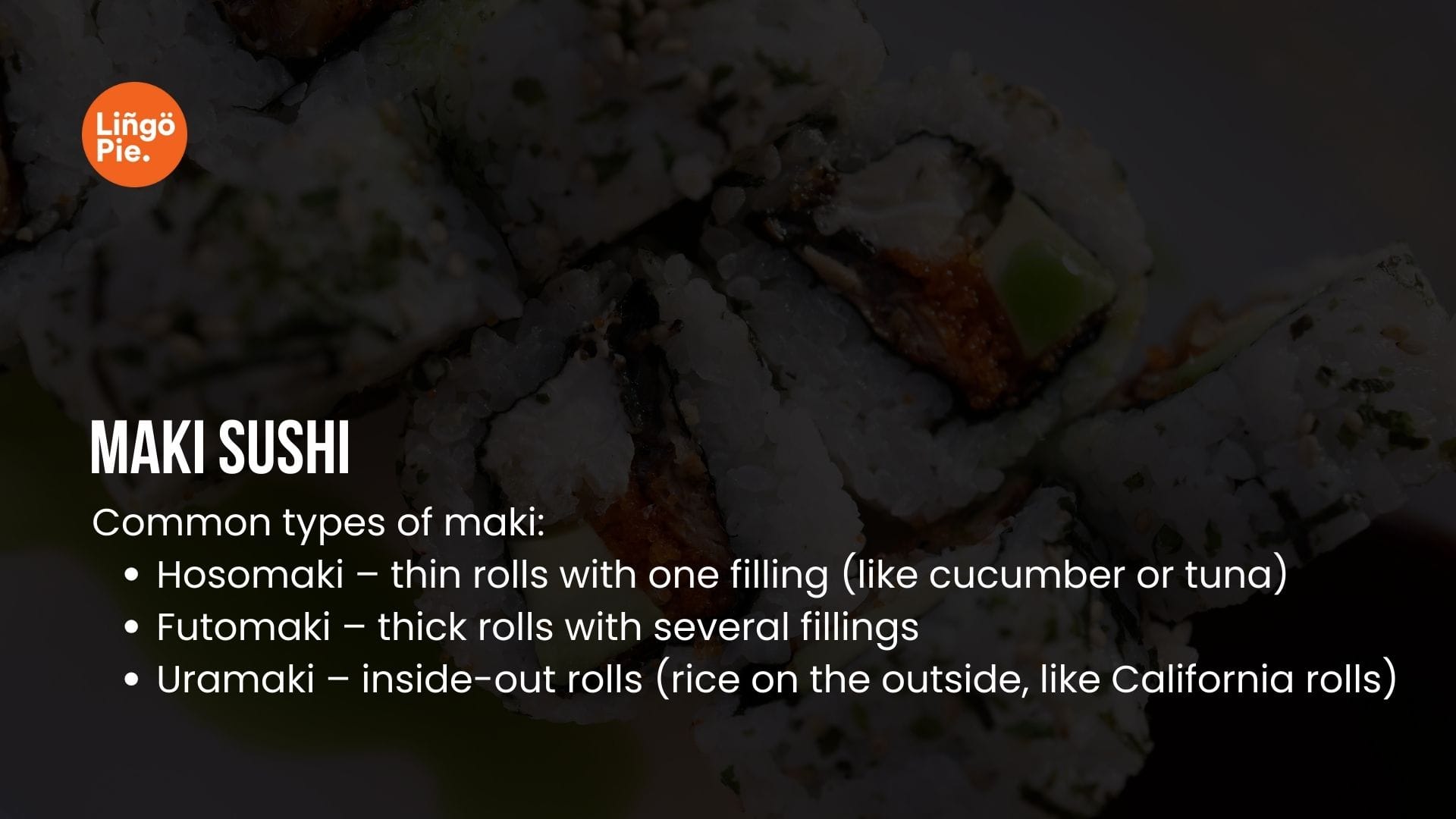 Maki sushi