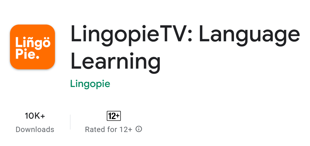 Lingopie TV on Google Play