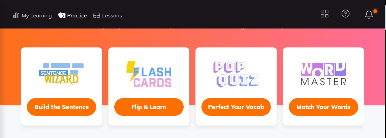 Lingopie Practice Features