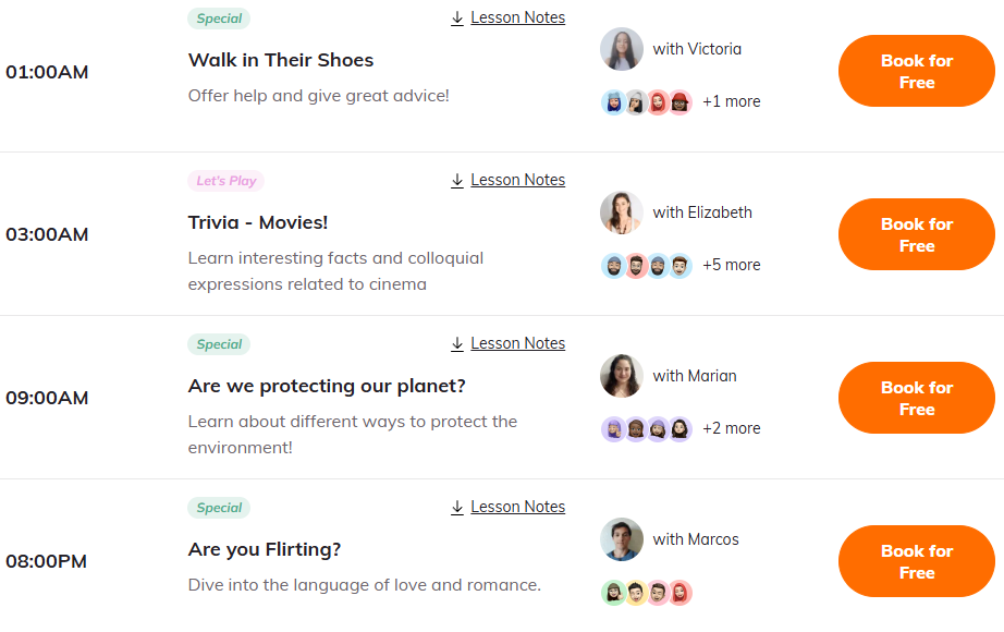 Lingopie Live Lessons