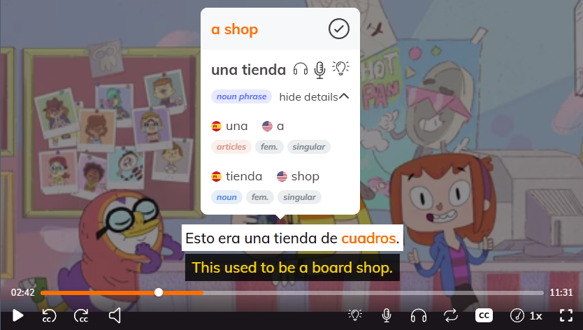 Lingopie Dual Subtitles