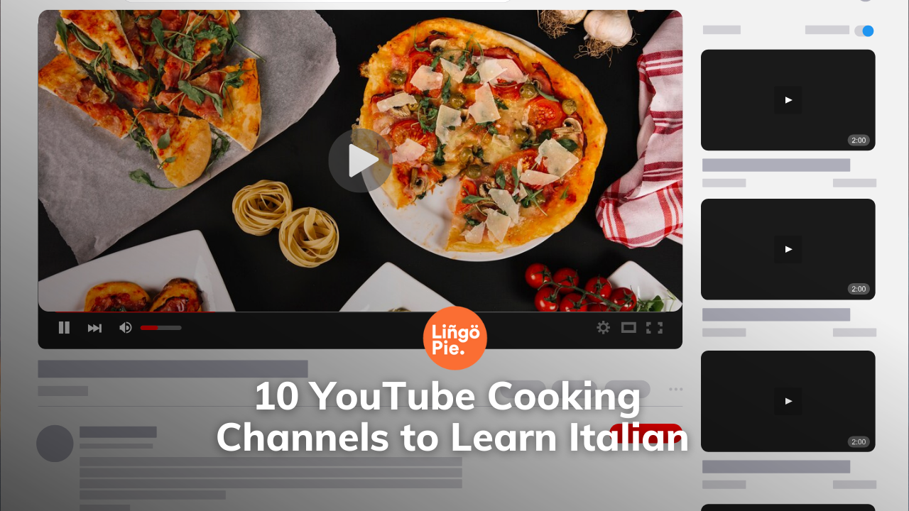 10 YouTube Cooking Channels to Learn Italian