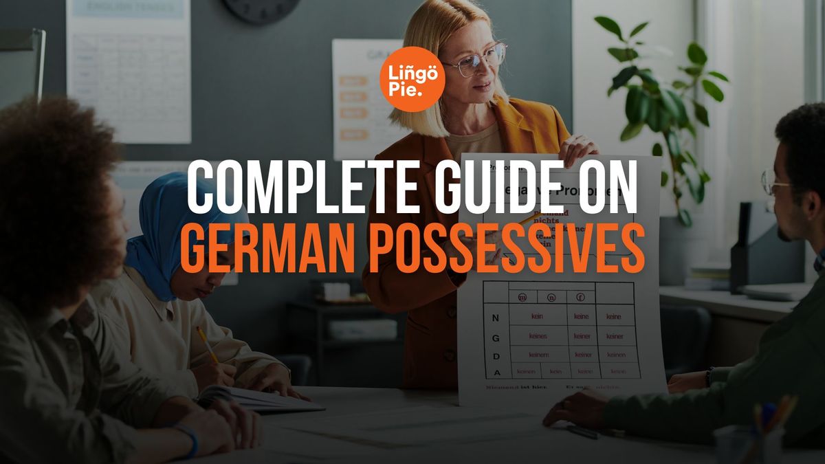 German Possessive Pronouns vs. Possessive Adjectives