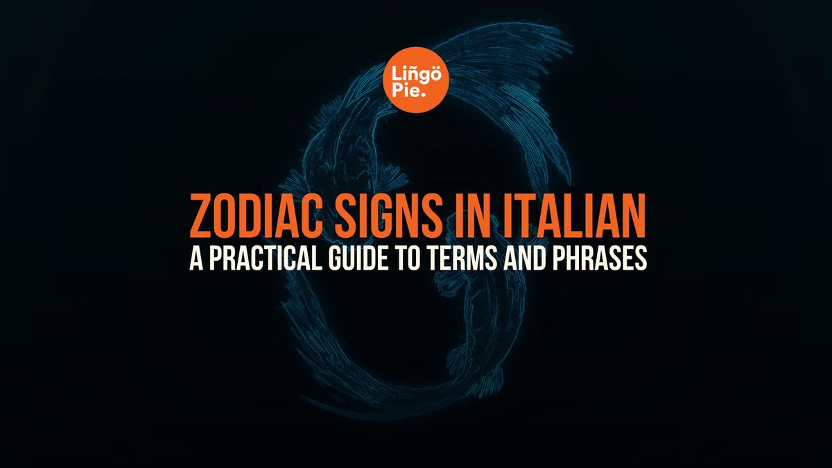 Zodiac Signs In Italian