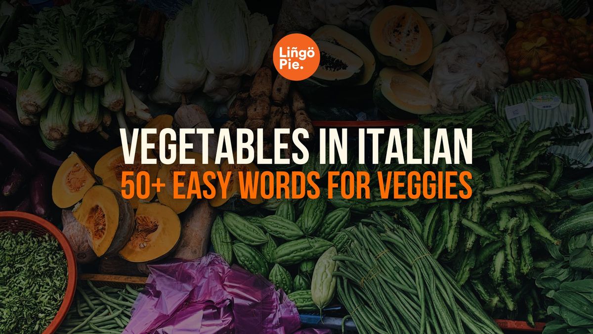 Vegetables In Italian