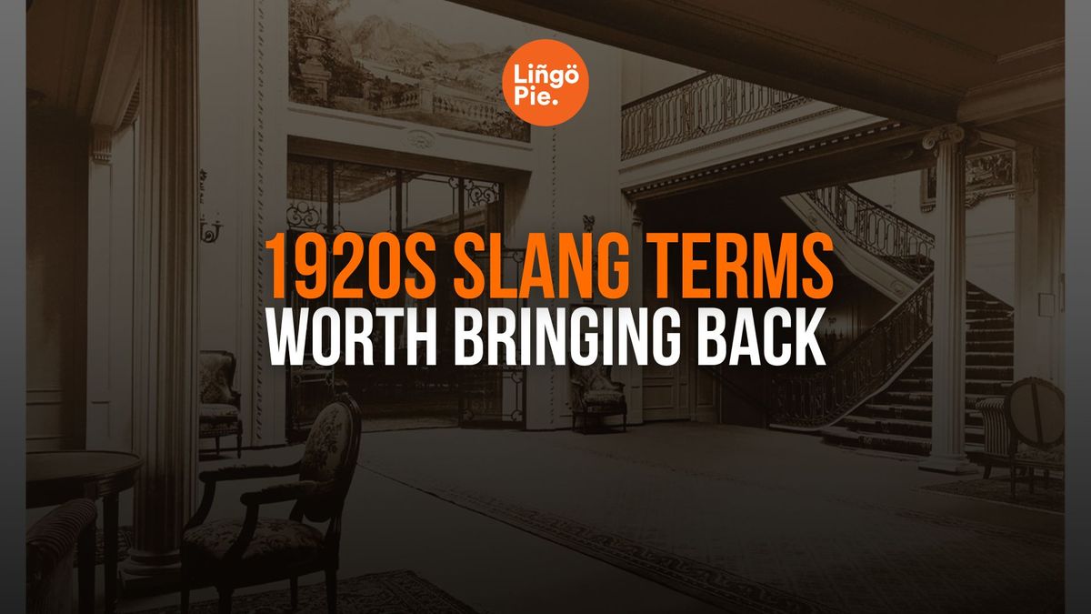 1920s Slang Terms