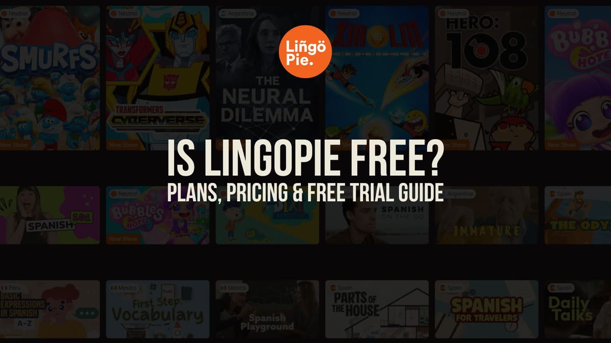 Is Lingopie Free