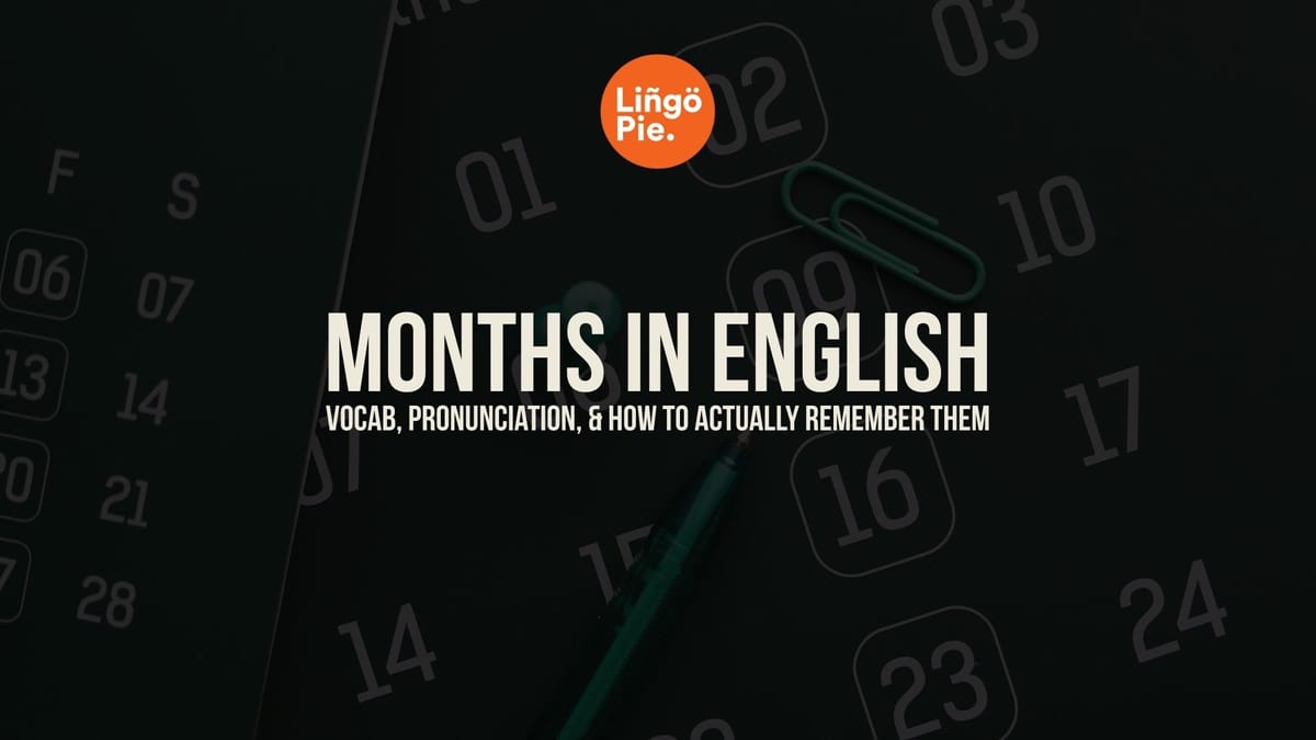 months in english