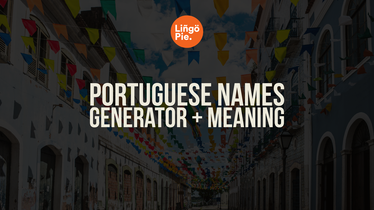 Portuguese Name Generator: Find Your Name and Learn What it Means