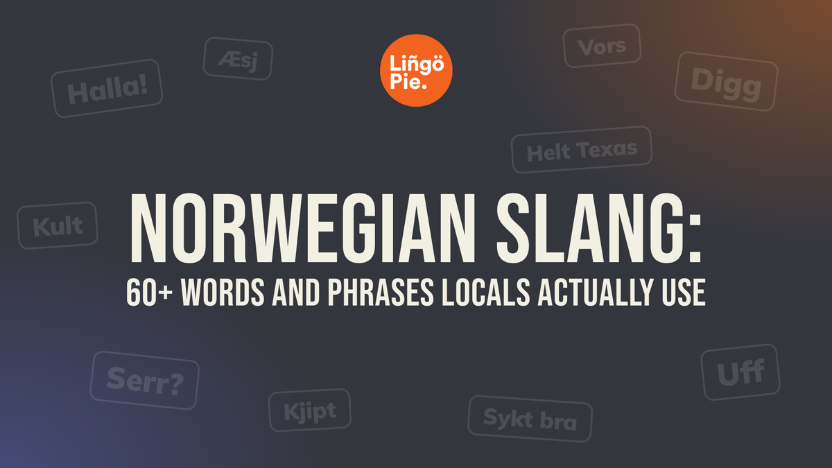 Norwegian Slang: 45+ Words and Phrases Locals Actually Use