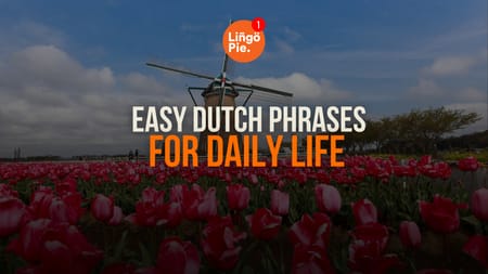 40+ Easy Dutch Phrases For Daily Life