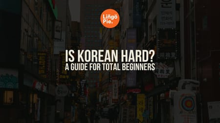 Is Korean Hard To Learn