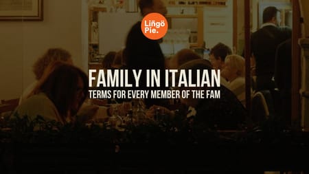 Italian Words for Family